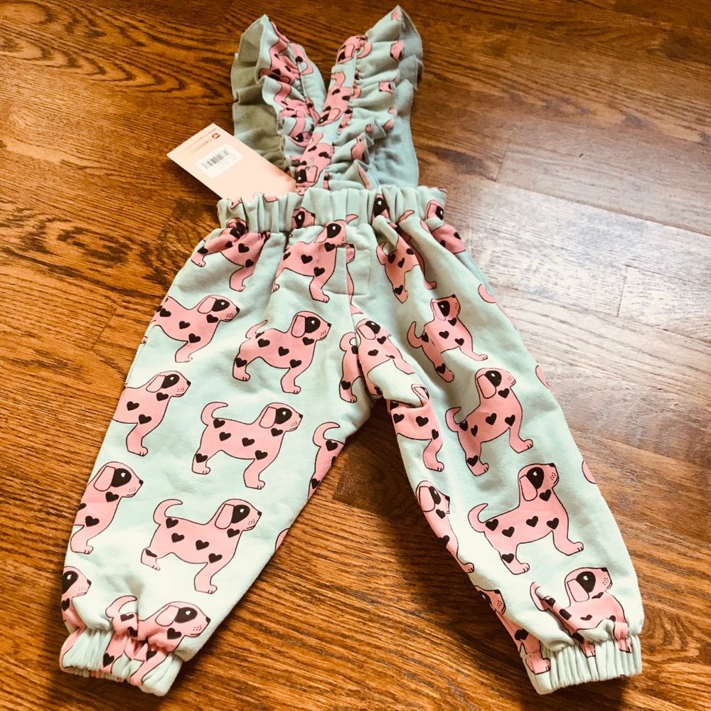 SOLD Hugo Loves Tiki Dog Ruffled Jumpsuit NWT - Picture 4 of 7